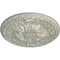 Ekena Millwork Amelia Ceiling Medallion (Fits Canopies up to 2 3/8"), Hand-Painted Flash Copper, 19 5/8"OD x 3/4"P CM20AMFCS - alternate 3